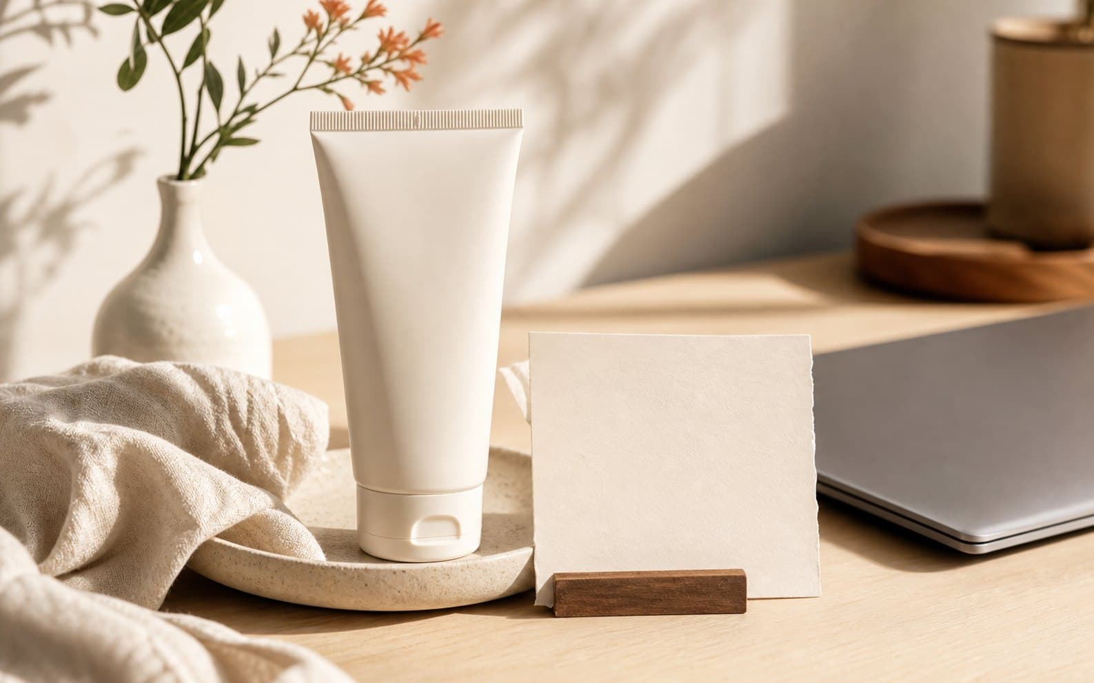 A trusted product pick beside a quiet creator note card.